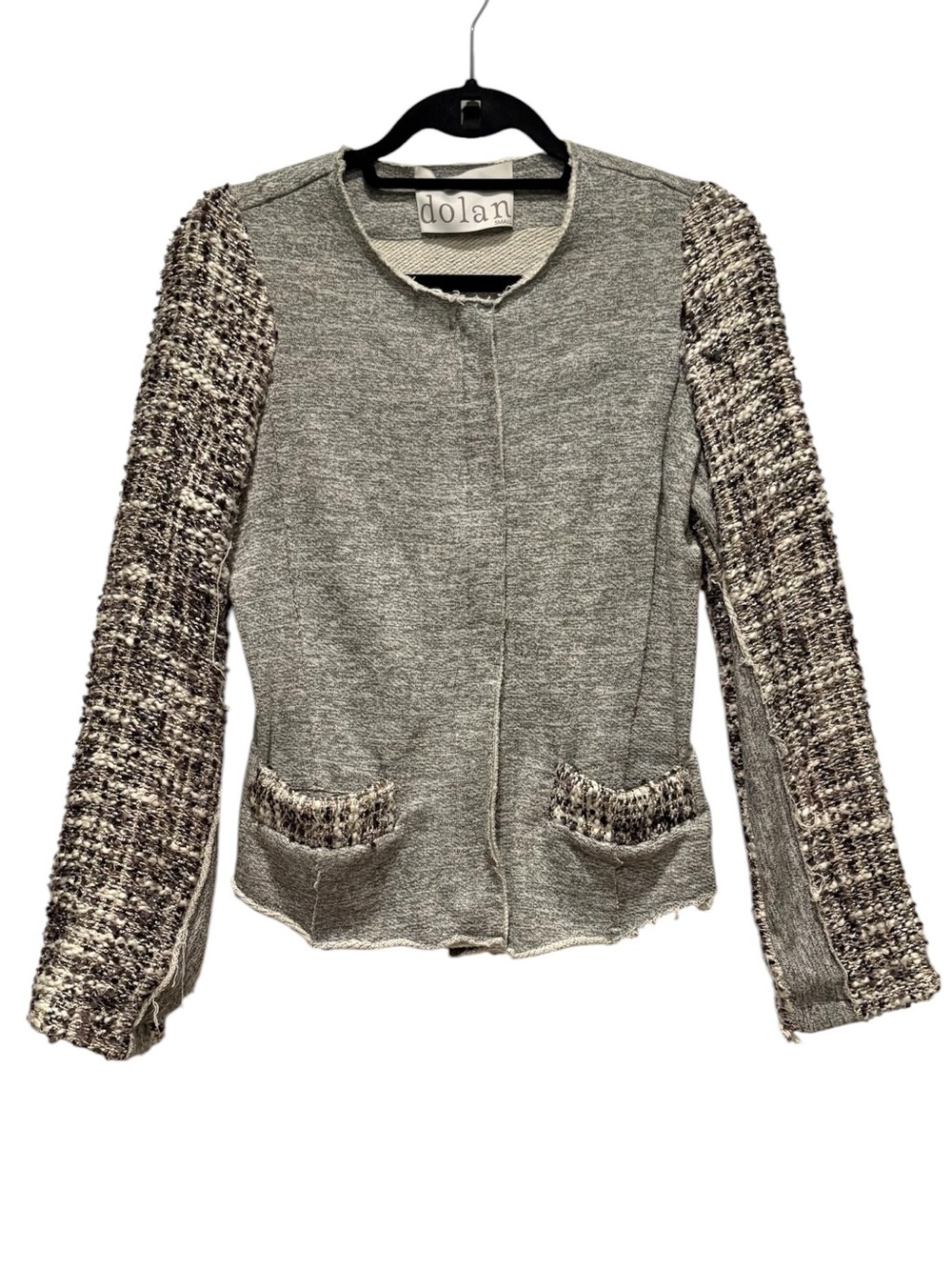 Anthropologie Dolan. Women's zip up jacket, coat. Size Small. Gray